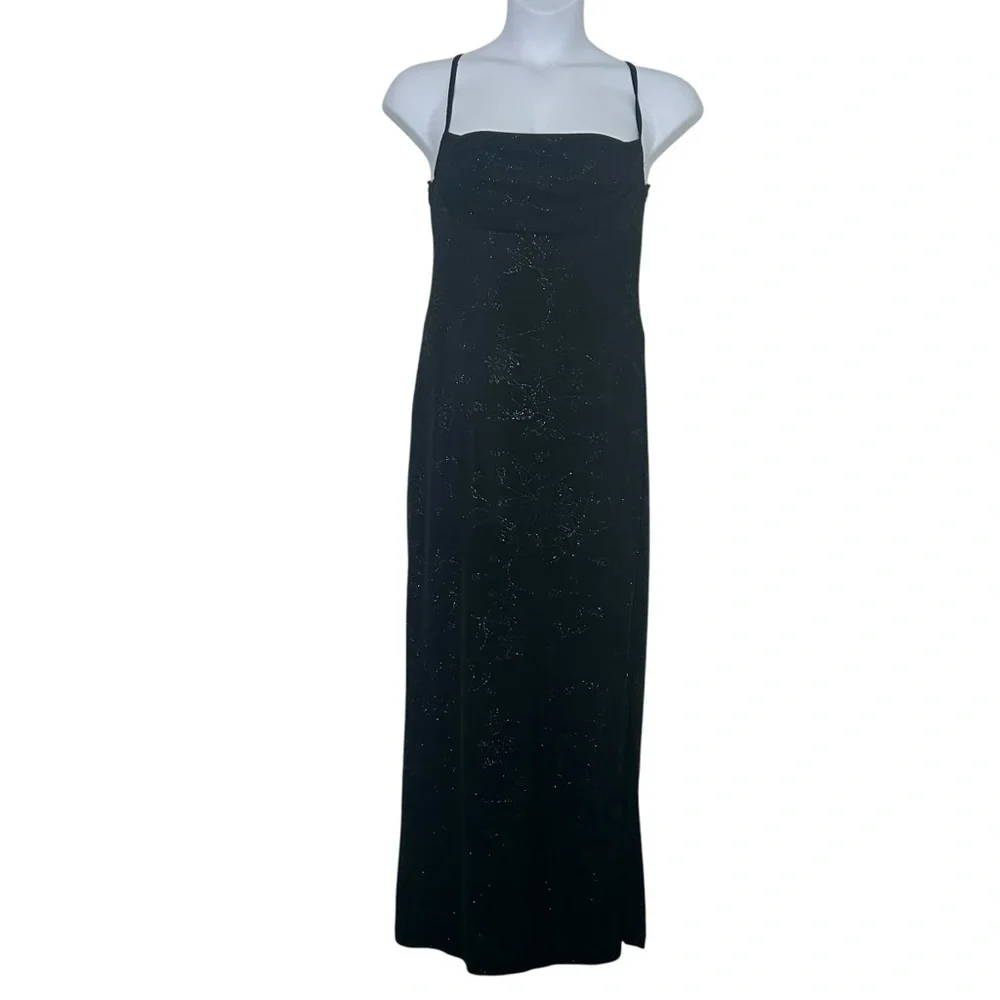 Rampage vintage maxi formal dress size large strappy Whimsigoth fairy 90s Y2K